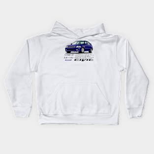 6th GEN CIVIC SEDAN EK EK4 FERIO JDM Kids Hoodie